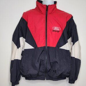 Vintage Ford Racing Windbreaker Jacket (L)